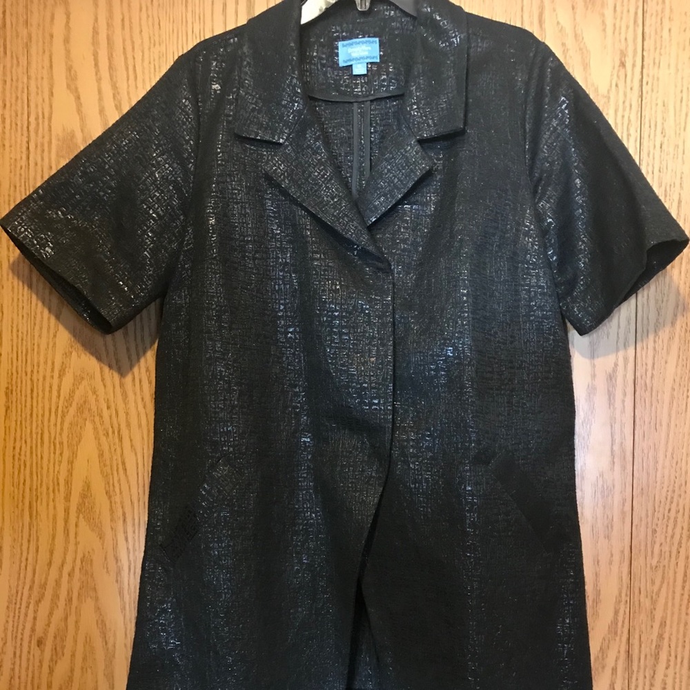 Black Snakeskin looking jacket!